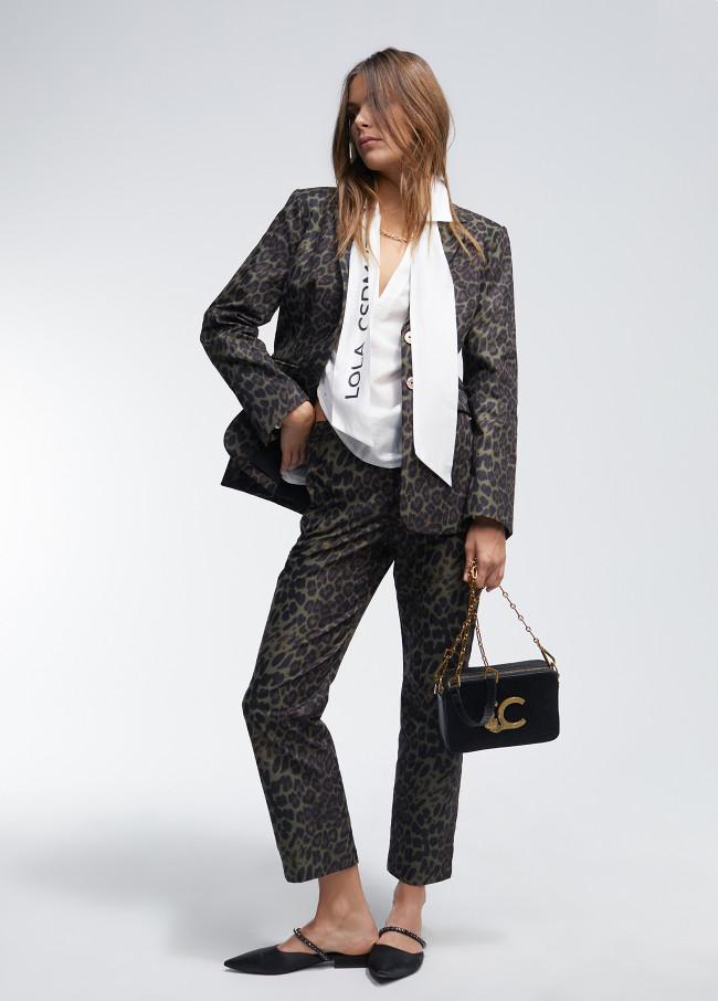 lola casademunt Blazer animal print