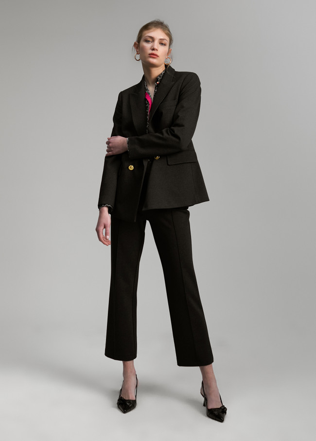 Lola Casademunt Blazer Botón Animal