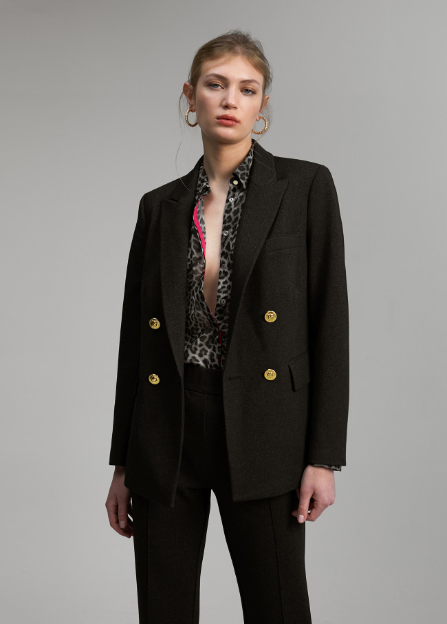 lola casademunt Blazer botón animal