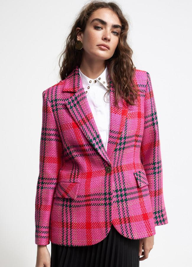 Lola Casademunt Blazer Cuadros Tweed