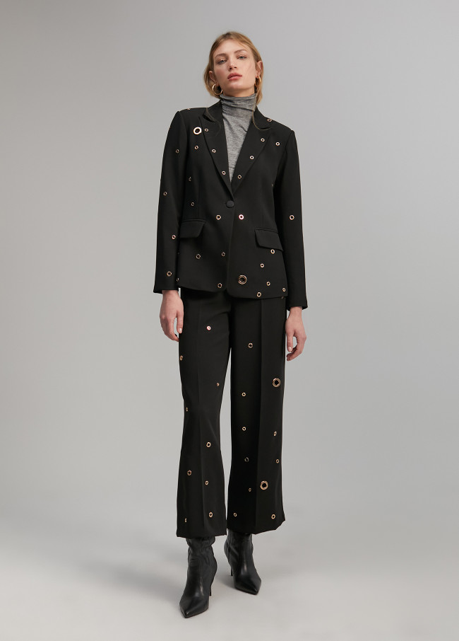 Lola Casademunt Blazer Detalle Eyelets