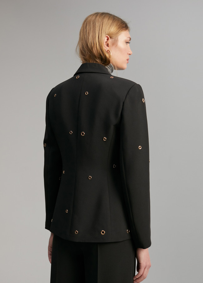 Lola Casademunt Blazer Detalle Eyelets