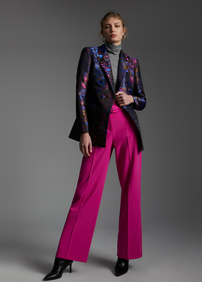 lola casademunt Blazer jacquard estampado