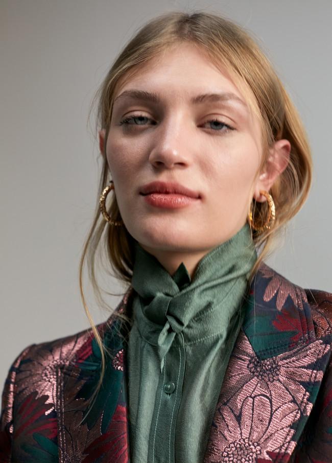 Lola Casademunt Blazer Jacquard Floral