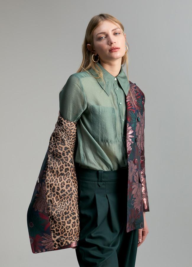 Lola Casademunt Blazer Jacquard Floral