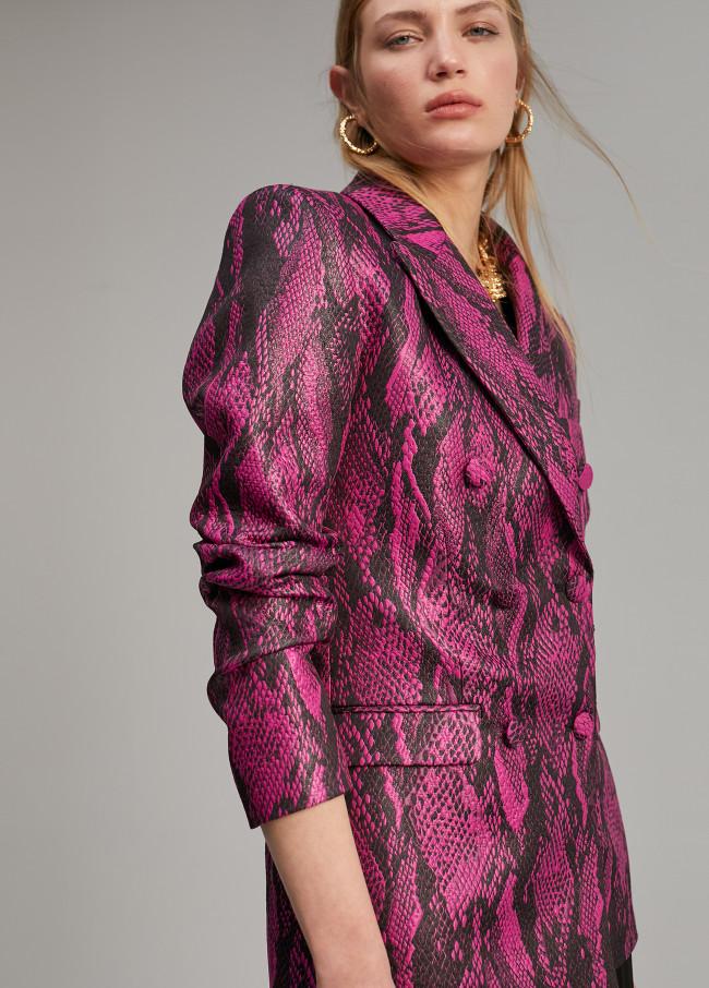 Lola Casademunt Blazer Jacquard Serpiente