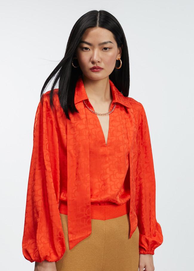 Lola Casademunt Blusa Con Lazo