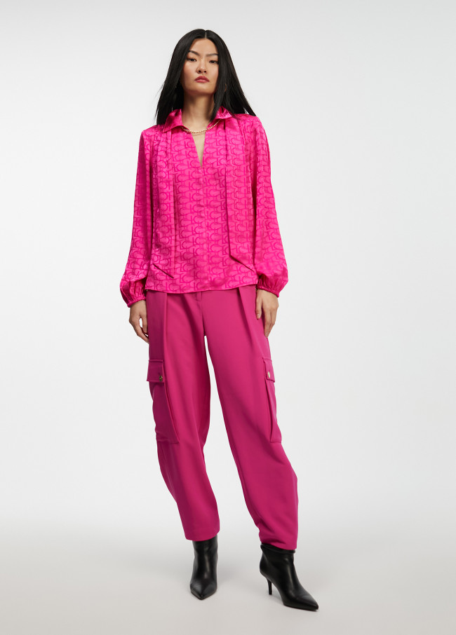 Lola Casademunt Blusa Con Lazo