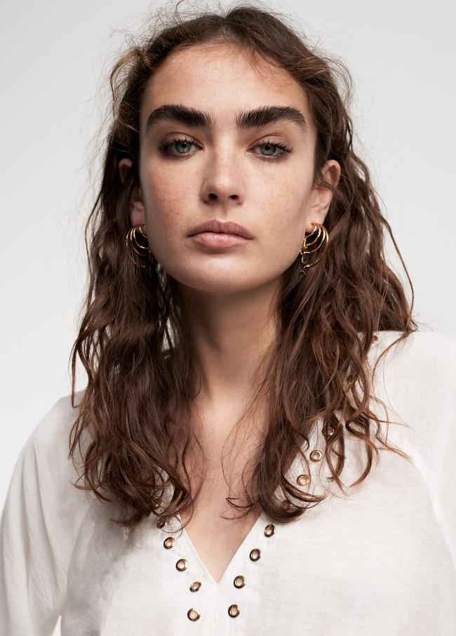 Lola Casademunt Blusa Detalle Eyelets