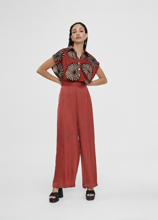 Lola Casademunt Blusa Fluida Estampada