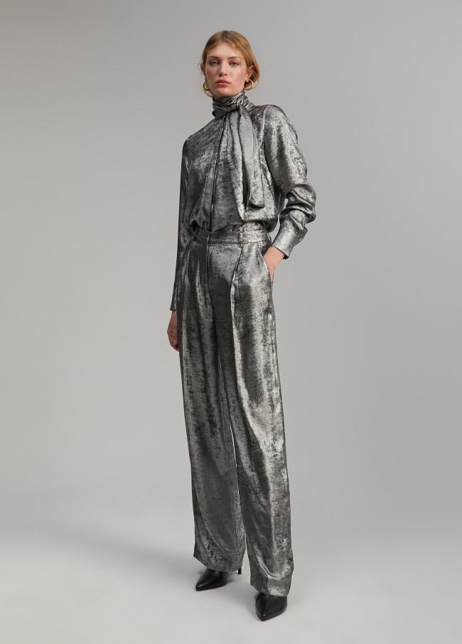 Lola Casademunt Blusa Laminada Lazada