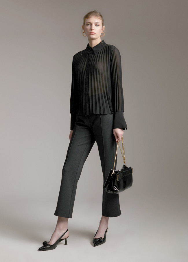 Lola Casademunt Blusa Plisada