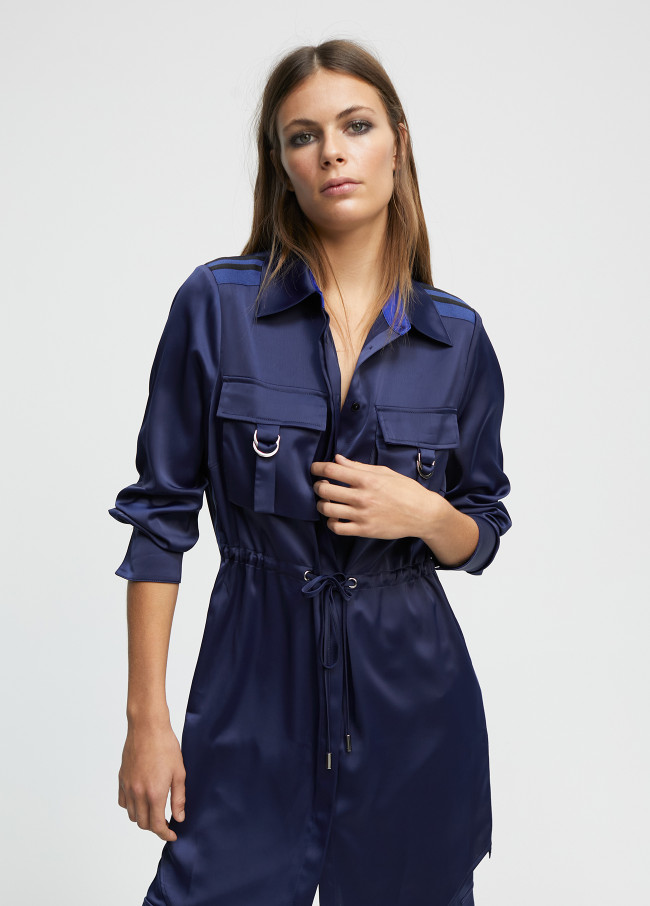 Lola Casademunt Blusón Satinado Ajustable