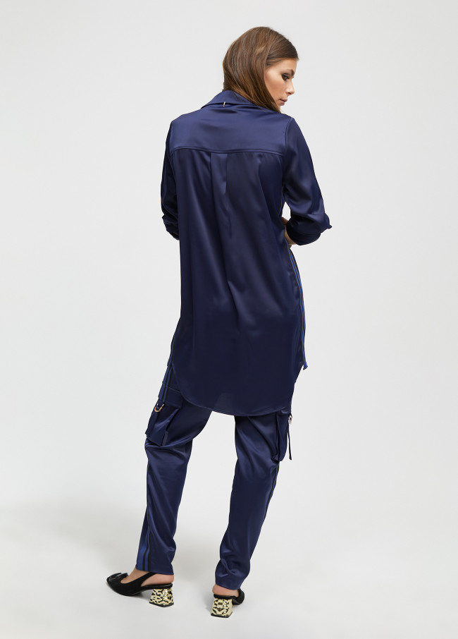 Lola Casademunt Blusón Satinado Ajustable