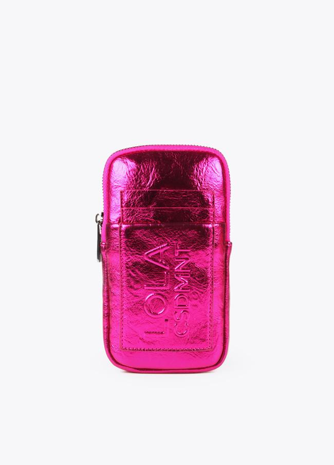 Lola Casademunt Bolsito Porta Móvil Metalizado