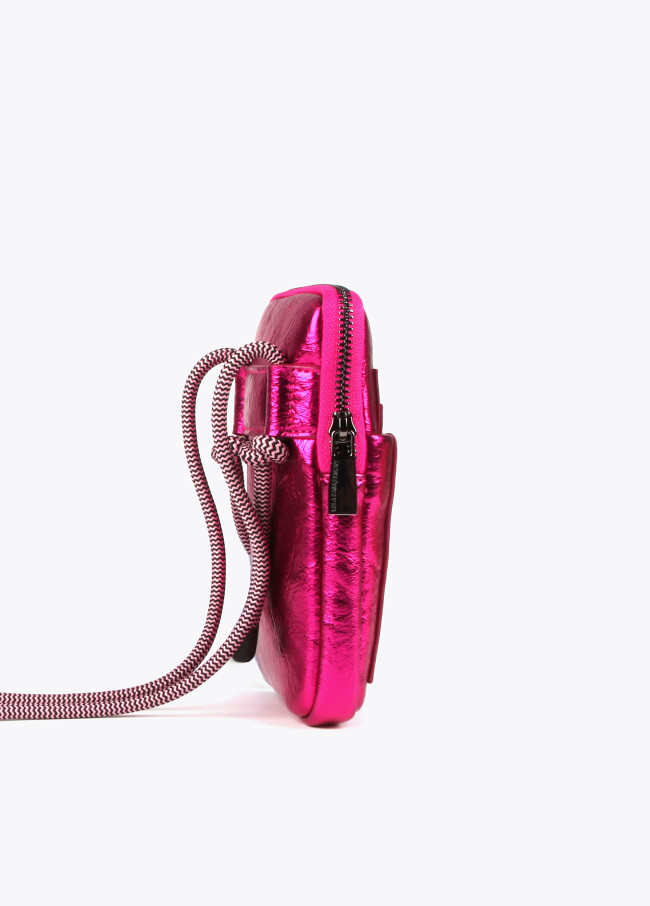 Lola Casademunt Bolsito Porta Móvil Metalizado