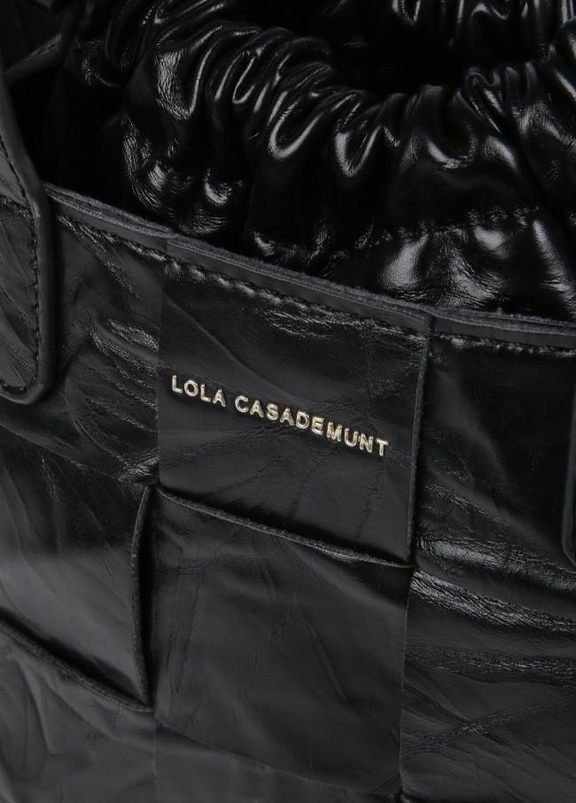 Lola Casademunt Bolsito Trenzado Con Textura