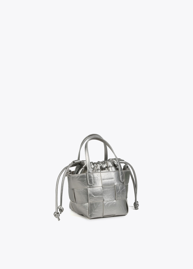 Lola Casademunt Bolsito Trenzado Con Textura