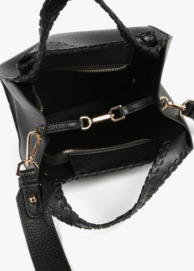 Lola Casademunt Bolso Bandolera Con Pespuntes