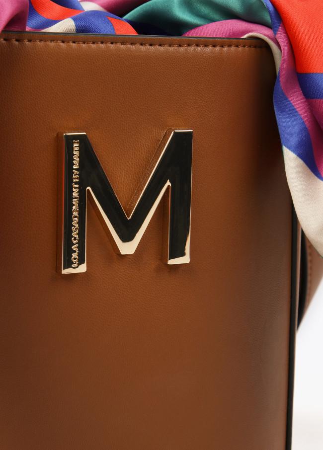 Lola Casademunt Bolso Bombonera Con Asa Trenzada