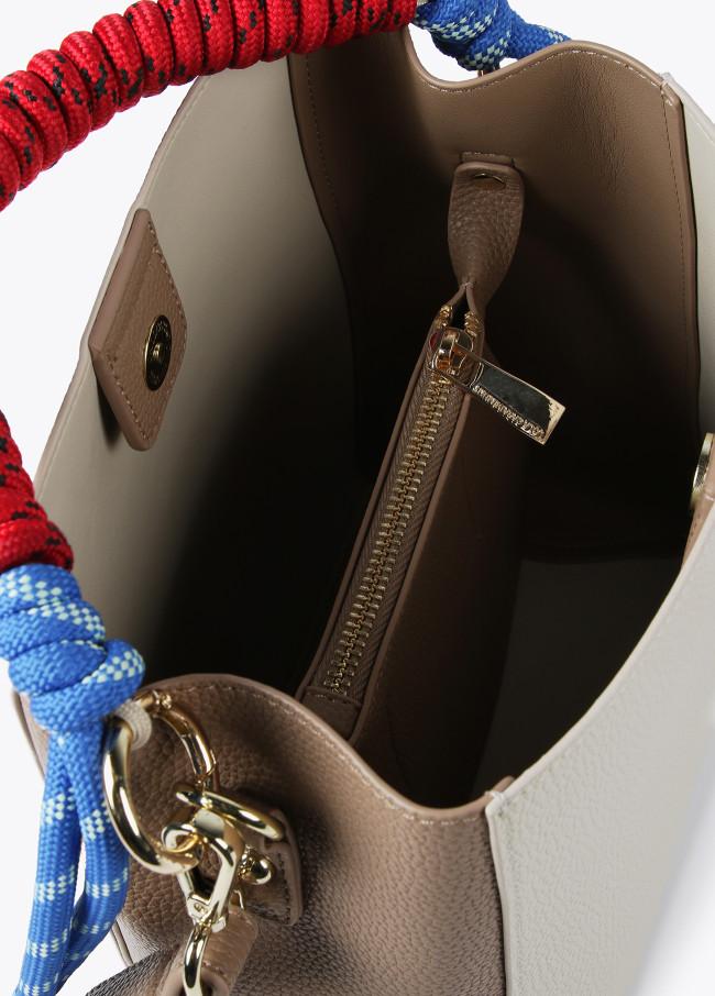 Lola Casademunt Bolso Bucket Bicolor