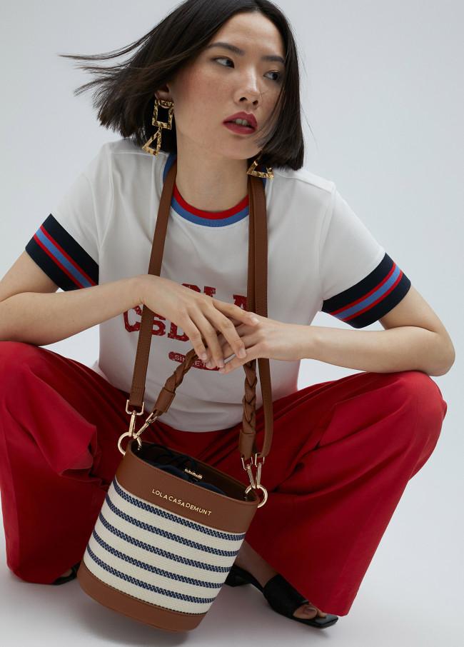 Lola Casademunt Bolso Bucket Combinado