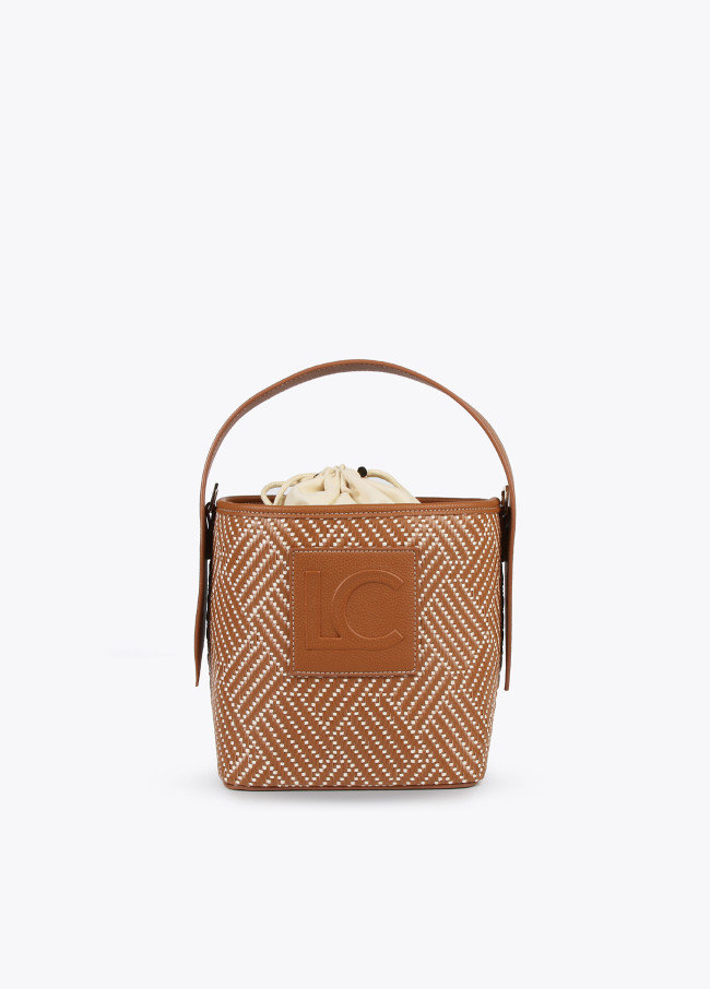 lola casademunt Bolso bucket trenzado