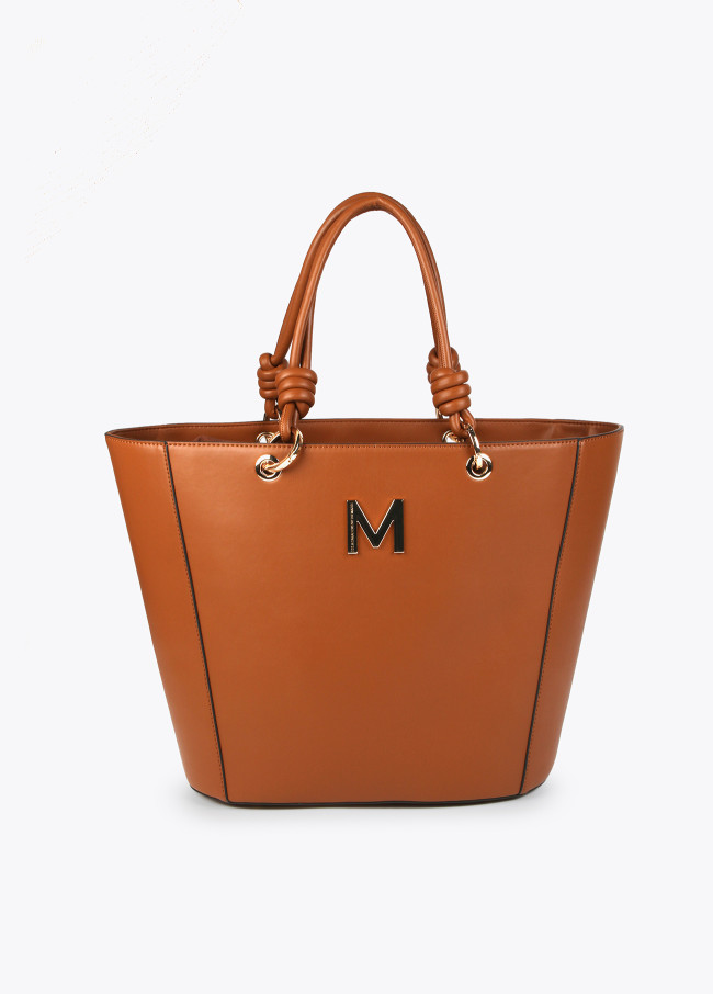 lola casademunt Bolso efecto piel con nudos