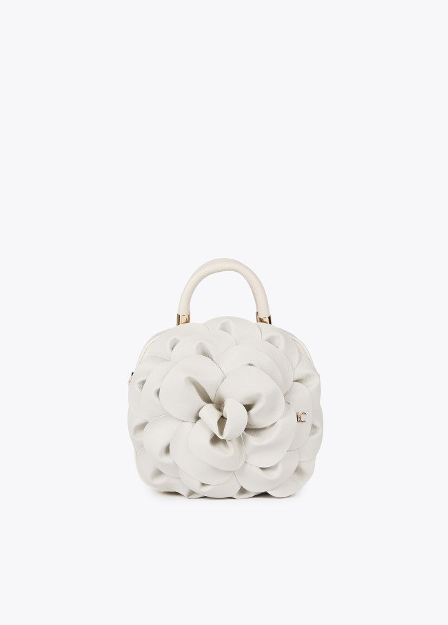 lola casademunt Bolso flor efecto piel