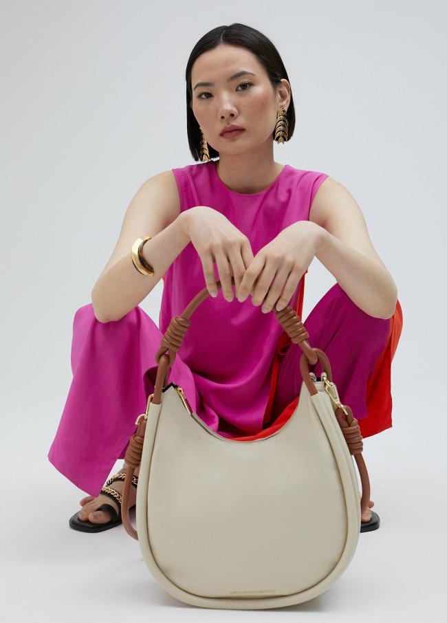 Lola Casademunt Bolso Hobo Con Asas Redondas