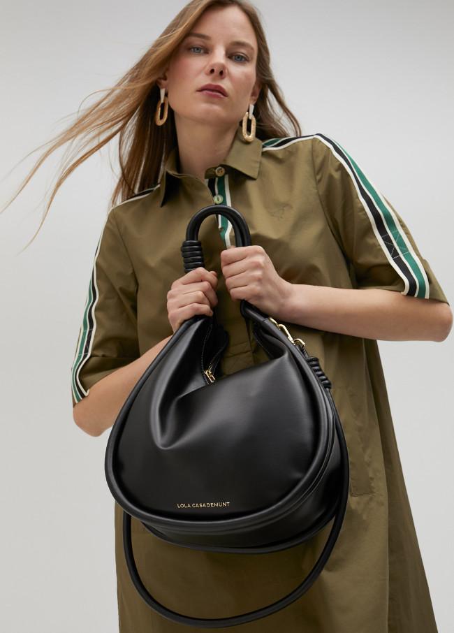Lola Casademunt Bolso Hobo Con Asas Redondas