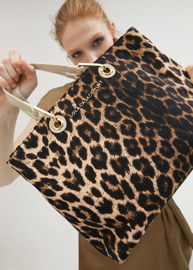 Lola Casademunt Bolso Shopper Animal Print