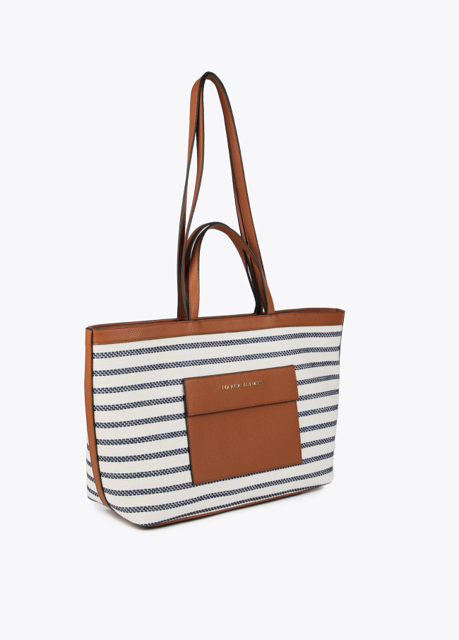 Lola Casademunt Bolso Shopper Combinado