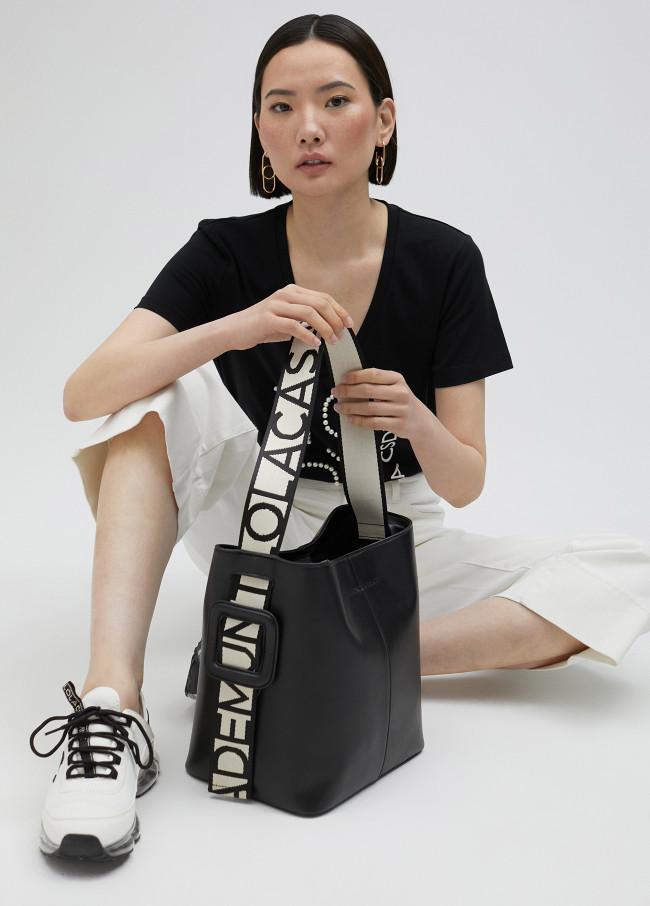 Lola Casademunt Bolso Shopper Con Asas Logotipadas