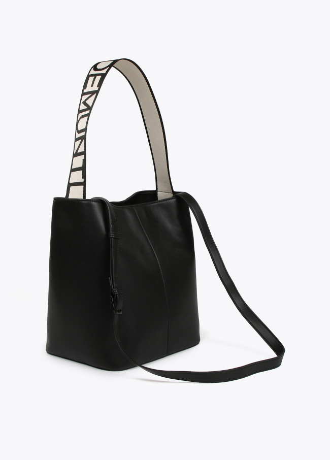 Lola Casademunt Bolso Shopper Con Asas Logotipadas