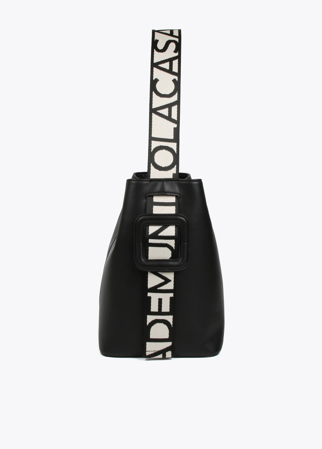 Lola Casademunt Bolso Shopper Con Asas Logotipadas