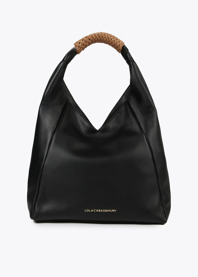 lola casademunt Bolso shopper con detalle trenzado