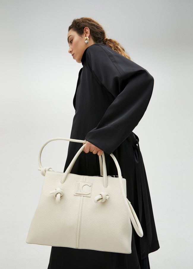 Lola Casademunt Bolso Shopper Con Detalles