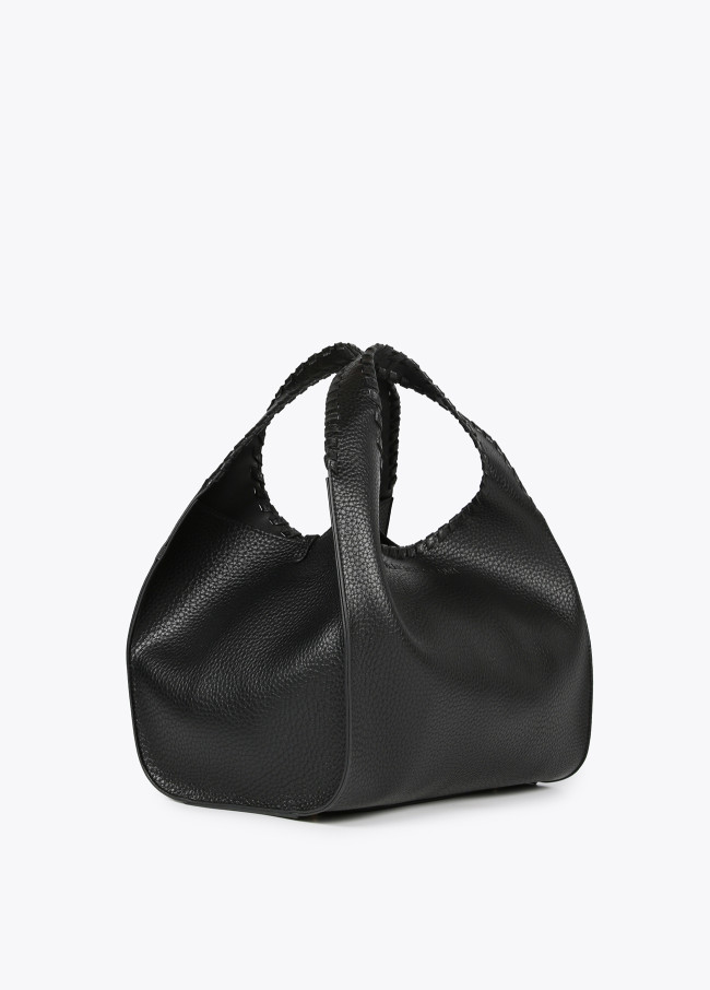 Lola Casademunt Bolso Shopper Con Pespuntes