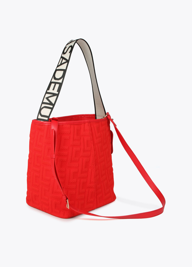 Lola Casademunt Bolso Shopper En Tejido Monograma