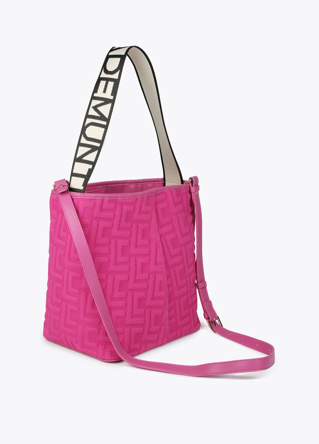 Lola Casademunt Bolso Shopper En Tejido Monograma