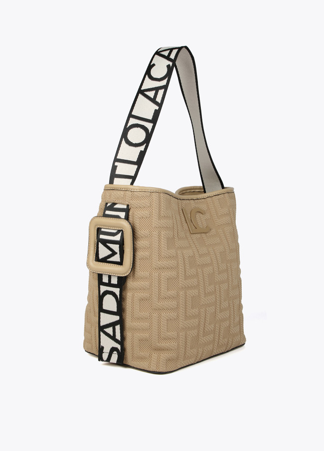 Lola Casademunt Bolso Shopper En Tejido Monograma