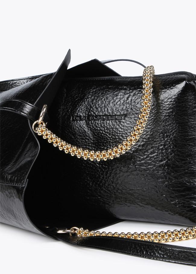 Lola Casademunt Bolso Shopper Metalizado