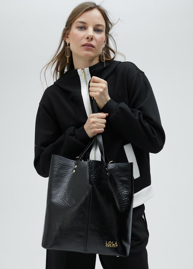 Lola Casademunt Bolso Shopper Metalizado