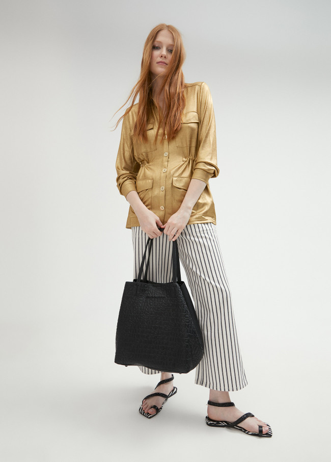 Lola Casademunt Bolso Shopper Monograma