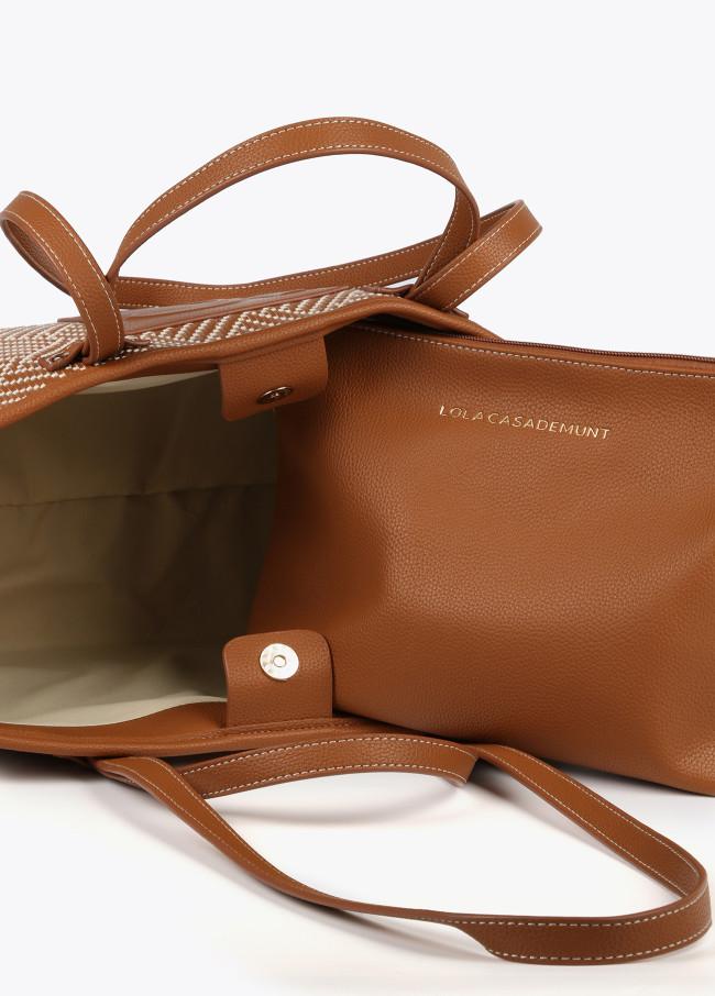 Lola Casademunt Bolso Shopper Trenzado