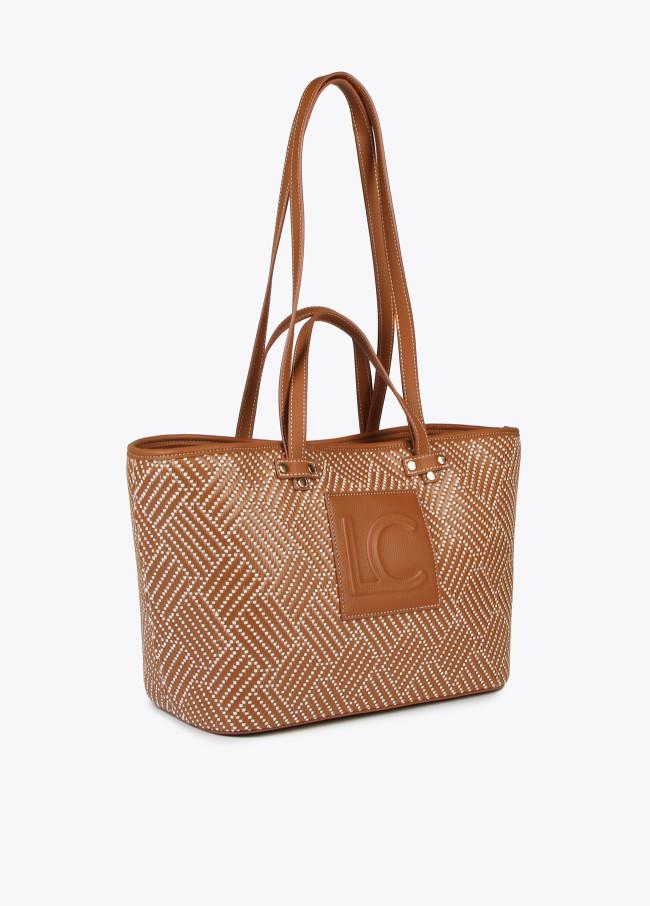 Lola Casademunt Bolso Shopper Trenzado