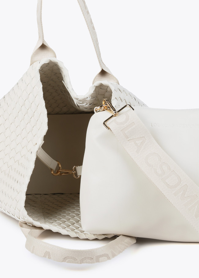 Lola Casademunt Bolso Shopper Trenzado A Mano