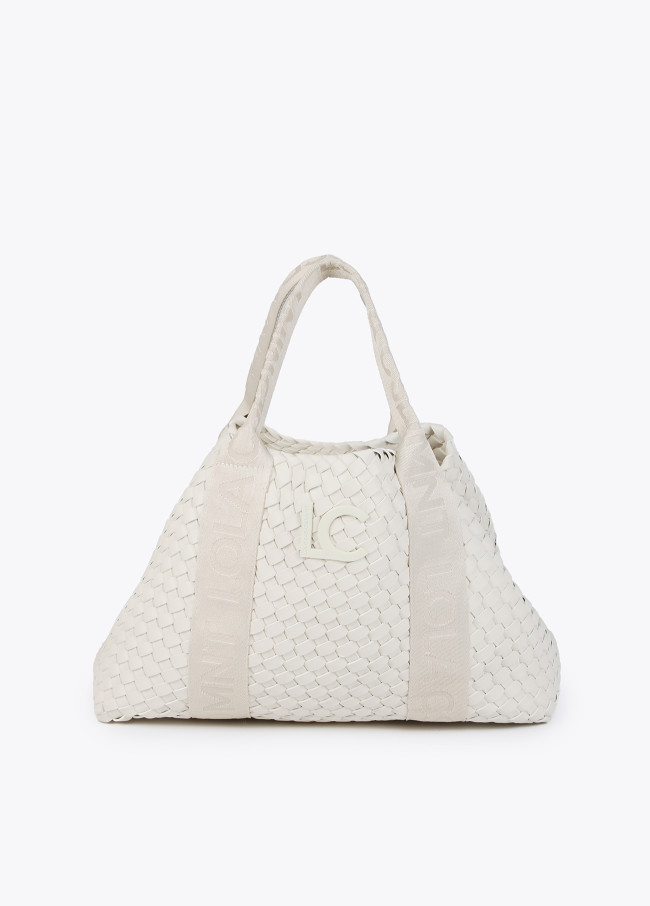 lola casademunt Bolso shopper trenzado a mano