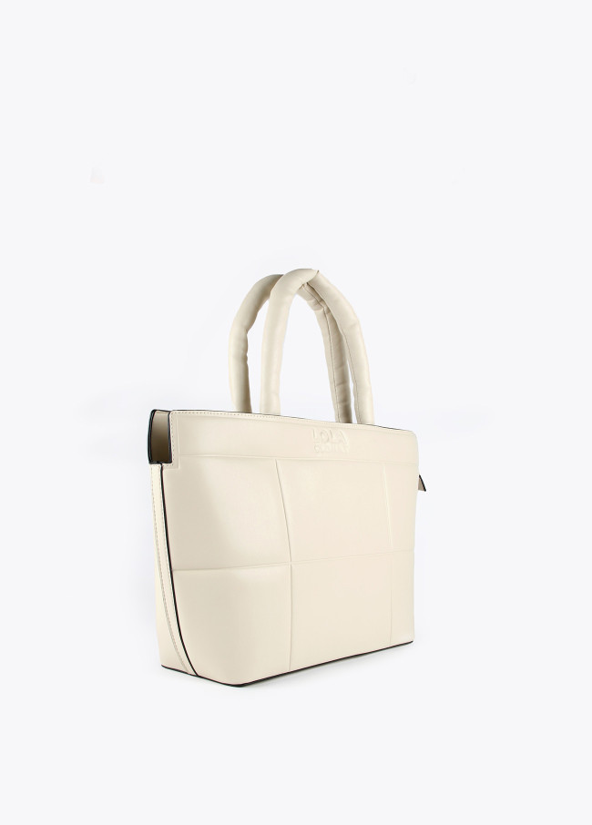 lola casademunt Bolso tipo shopper acolchado